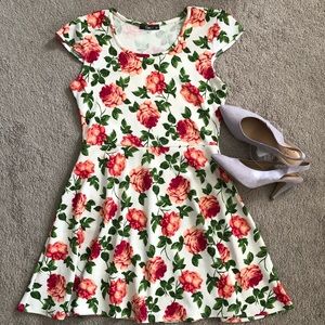 Floral A-line Dress